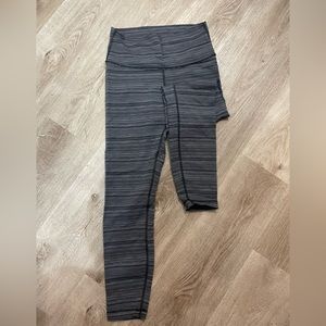 Vintage Lululemon “space” high rise tights size 6